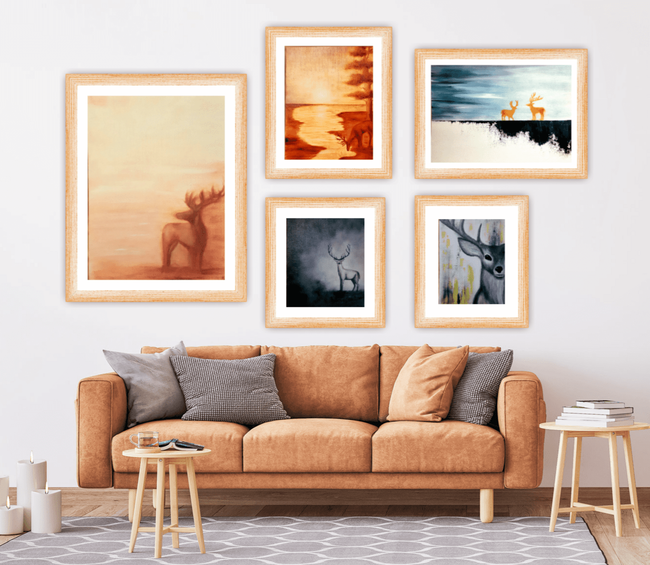 Lámina Serie "El ciervo"  3/5 - 3